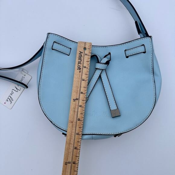 Simply Noelle All Tied Up Small Crossbody Bag In Carolina Blue Spring Minimalist - Picture 15 of 15
